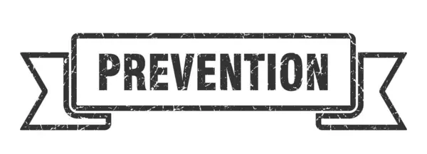 Signo Cinta Prevención Prevención Vintage Retro Band — Archivo Imágenes Vectoriales