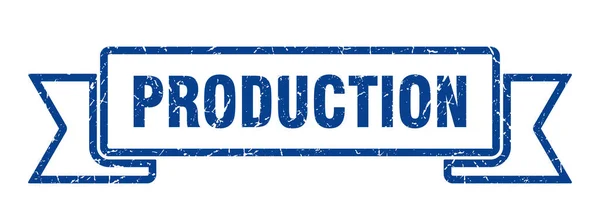 Знак Производственной Ленты Производство Винтажной Ретро Группы — стоковый вектор