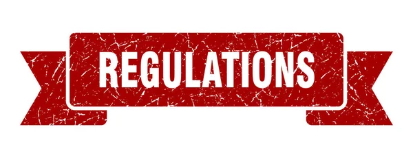 Regulatorní Cedule Regulatorní Retro Páska — Stockový vektor