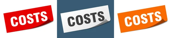 Κόστος Κορδέλα Σημάδι Κόστος Ρετρό Μπάντα Αντίκες — Διανυσματικό Αρχείο