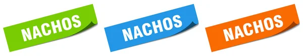 Nachos Papír Hámozó Tábla Készlet Nachosmatrica — Stock Vector
