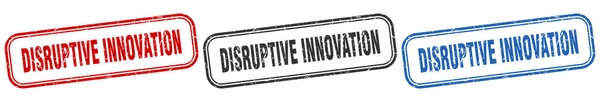 Разрушительный Инновационный Квадрат Инновационная Марка — стоковый вектор