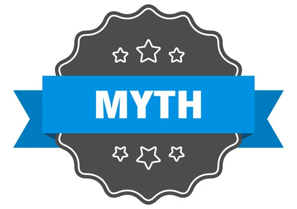 Label Mitos Mitos Terisolasi Segel Tanda Stiker Retro - Stok Vektor