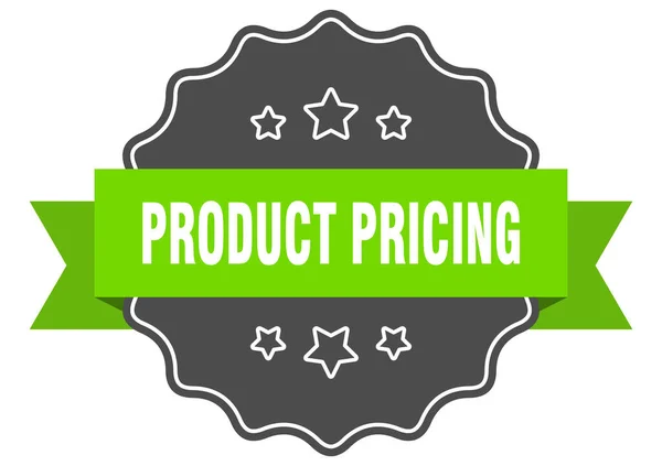 Produktpreisschild Produktpreisbindung Isoliert Siegel Retro Aufkleberschild — Stockvektor