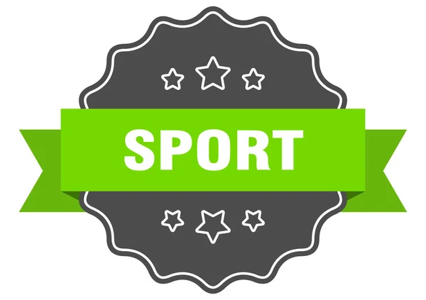 Sport Label Sport Isolated Seal Retro Sticker Sign — Stock Vector
