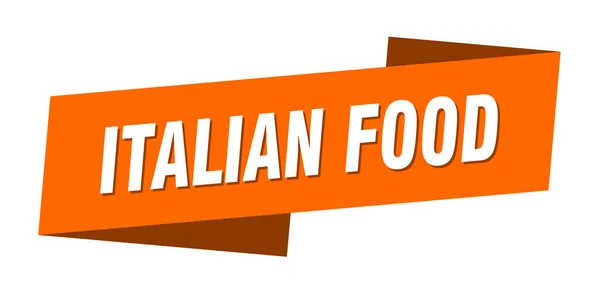 Italienische Banner Vorlage Aufkleber Für Etiketten Zeichen — Stockvektor