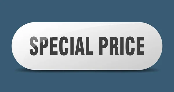 Botão Preço Especial Sinal Vidro Arredondado Autocolante Banner — Vetor de Stock