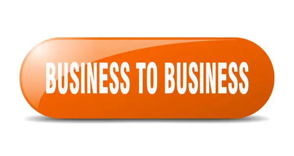Business Business Knop Afgeronde Glazen Bord Sticker Spandoek — Stockvector