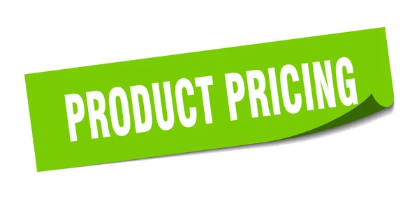 Product Prijssticker Vierkant Geïsoleerd Schilbord Etiket — Stockvector