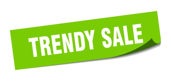 Trendy Sale Sticker Square Isolated Peeler Sign Label — Stock Vector