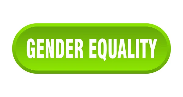 Botón Igualdad Género Signo Redondeado Aislado Sobre Fondo Blanco — Archivo Imágenes Vectoriales