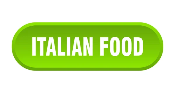 Italienische Food Taste Abgerundetes Zeichen Isoliert Auf Weißem Hintergrund — Stockvektor