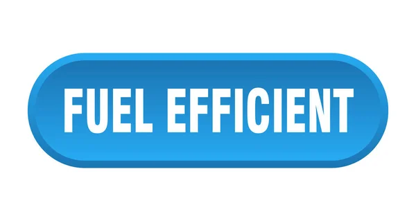 Fuel Efficient Button Rounded Sign Isolated White Background — Stock Vector