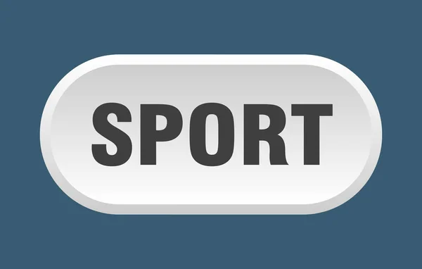 Sportknoop Afgerond Bord Geïsoleerd Witte Achtergrond — Stockvector