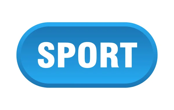 Sport Taste Abgerundetes Zeichen Isoliert Auf Weißem Hintergrund — Stockvektor