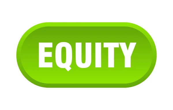 Botão Equidade Sinal Arredondado Isolado Fundo Branco — Vetor de Stock