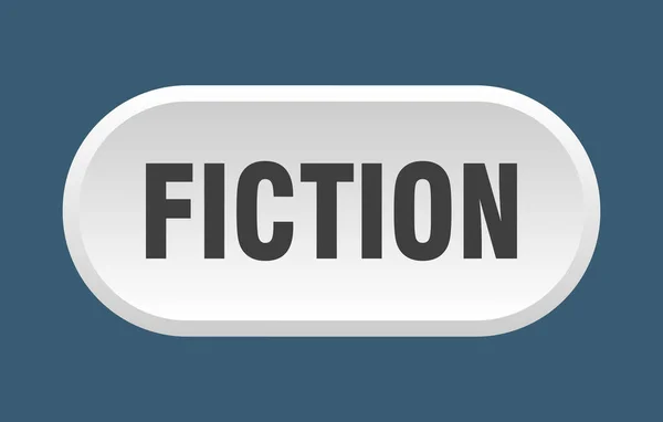 フィクションボタン 白い背景に丸みを帯びたサイン — ストックベクタ