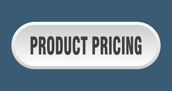 Botón Precios Del Producto Signo Redondeado Aislado Sobre Fondo Blanco — Vector de stock