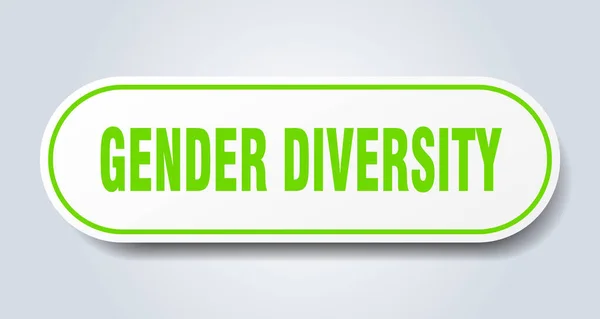 性别多样性标志 圆形孤立的贴纸 白色按钮 — 图库矢量图片