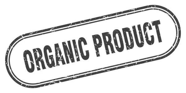 Carimbo Produto Orgânico Sinal Grunge Arredondado Fundo Branco — Vetor de Stock