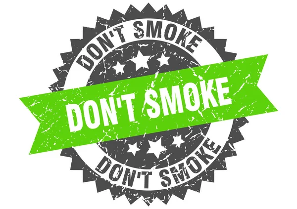 Don Smoke Stamp Grunge Sign Ribbon — Stock Vector