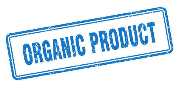 Carimbo Produto Orgânico Sinal Grunge Quadrado Isolado Fundo Branco — Vetor de Stock