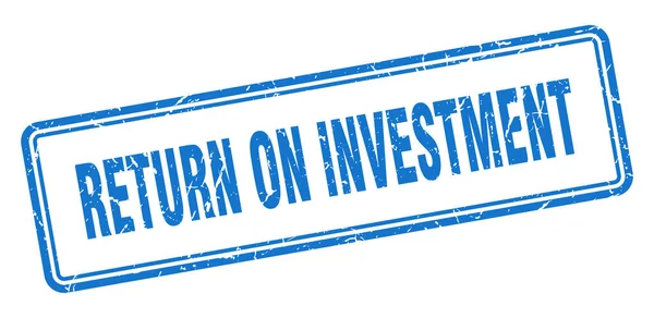 Retorno Del Sello Inversión Signo Grunge Cuadrado Aislado Sobre Fondo — Archivo Imágenes Vectoriales