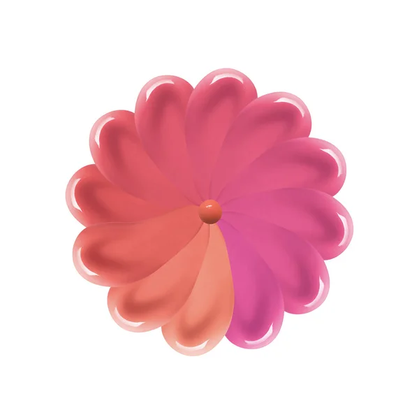Liquid Lipstick Swatch Pattern Flower Shape Lip Gloss Smears Make — Stock Photo, Image