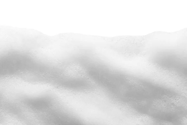 白色泡沫纹理隔离在白色背景上 化妆品清洁剂 洗发水气泡 — 图库照片