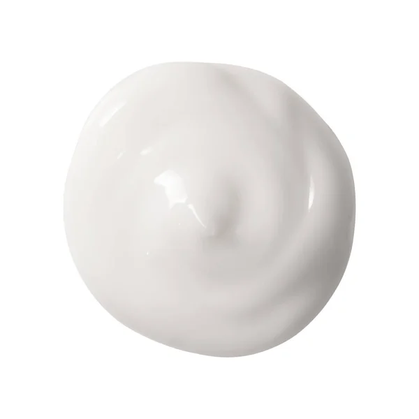Kosmetiklotion Creme Maske Swatch Isoliert Auf Weißem Hintergrund — Stockfoto