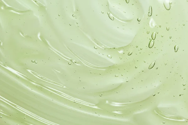 Texture Gel Aloe Vera Crema Cosmetica Trasparente Siero Viso Sfondo — Foto Stock
