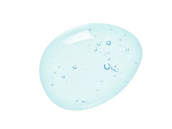 Gota Gel Líquido Azul Claro Desinfectante Manos Gel Antibacteriano Limpiador —  Fotos de Stock