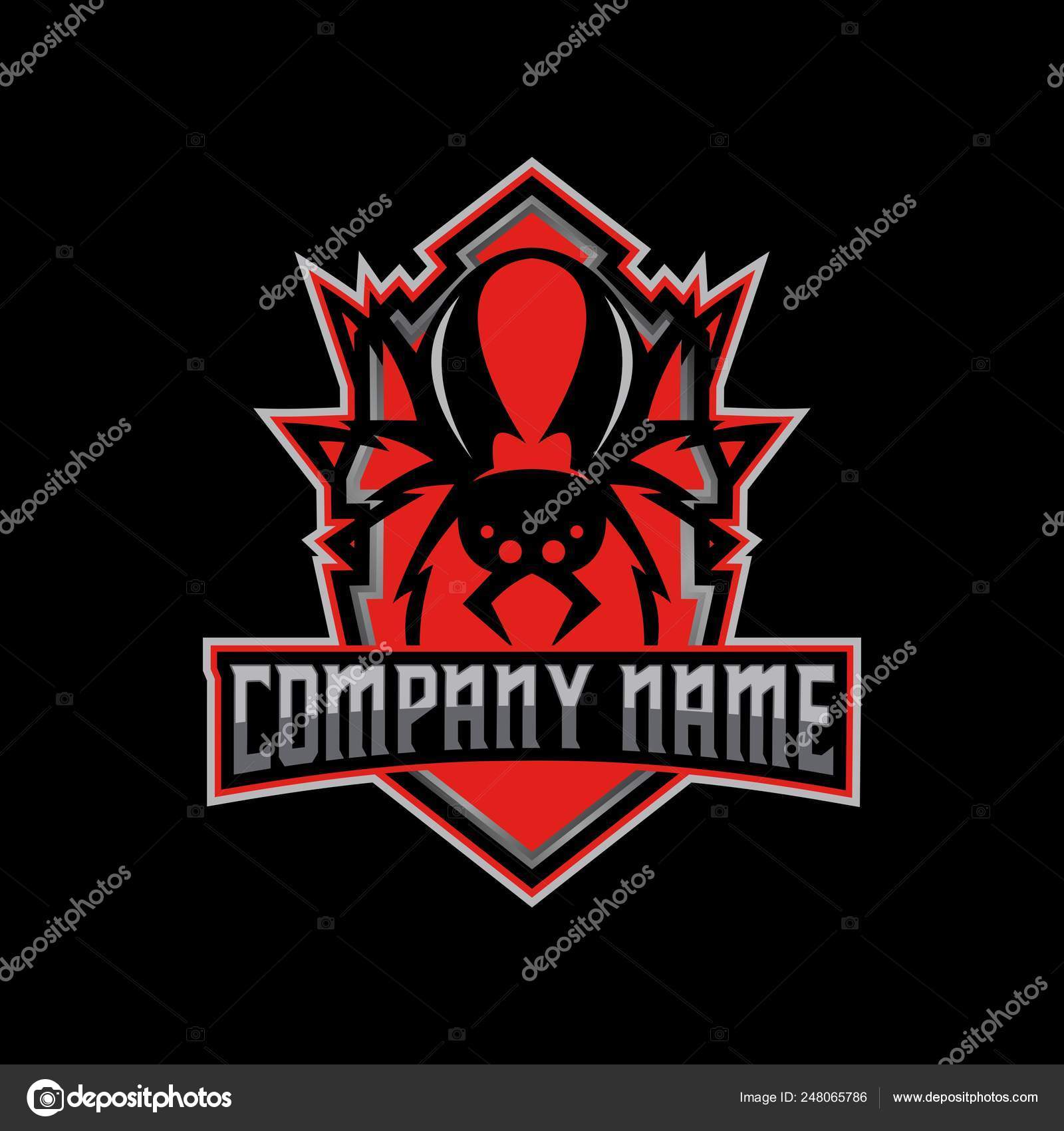 Clan Logo Templates Redbacks Esport Logo Amazing Design Your Company Brand Stock Vector C Andypp 248065786