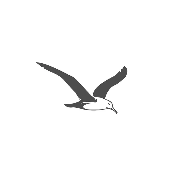 Seagull Vectorillustratie Voor Bedrijf Merk — Stockvector