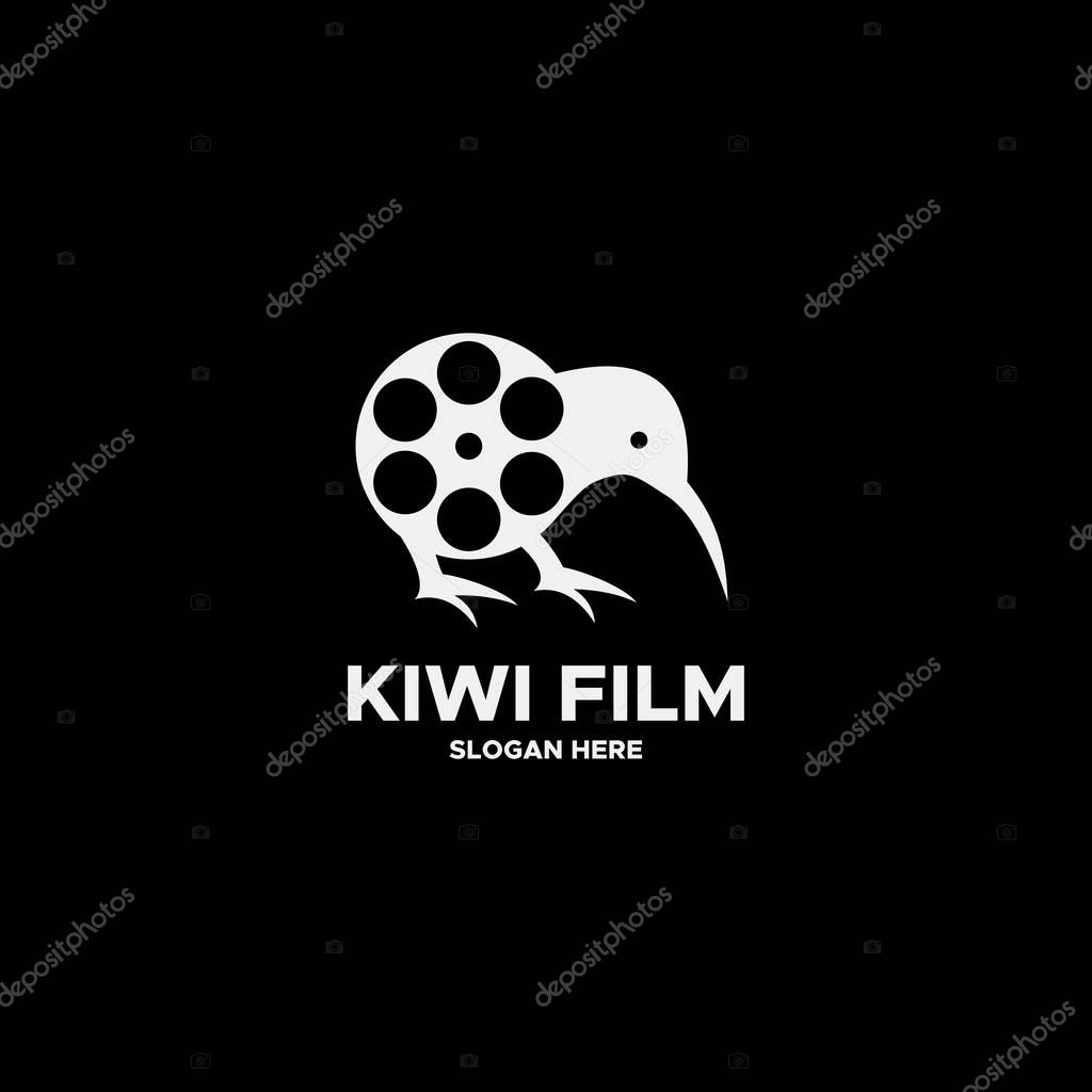 Kiwi film logo vector for your company or brand