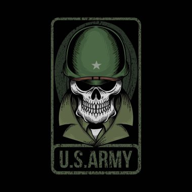 Şirketiniz veya markanız için Amerikan Ordusu vektör çizimi