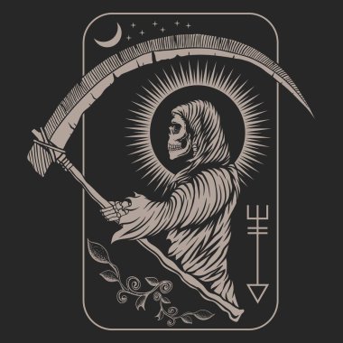 Şirketiniz veya markanız için biçici vintage vektör çizimi