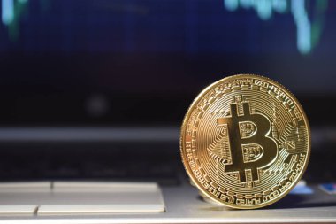 Para bitcoin bir dizüstü bilgisayarda. Dizüstü bilgisayar ekranında cryptocurrency teklifi gönderip. Döviz kuru ve yatırım bitcoins izleme.