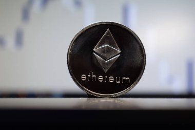 Sikke gümüş Ethereum, dijital para, cryptocurrency