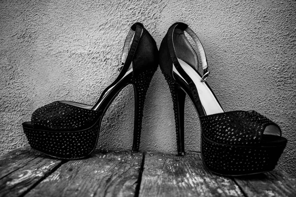 Une photo de la mode belles chaussures pour femmes chaussures à talons hauts . — Photo