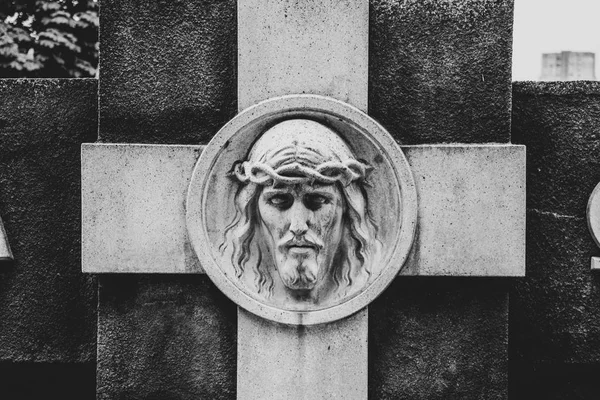 Face of Jesus Christ on the monument