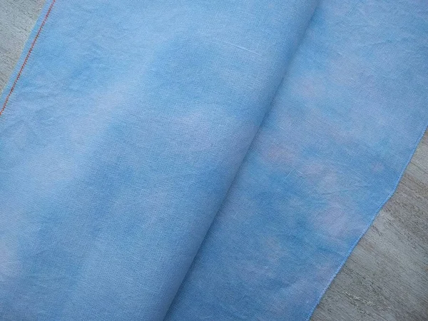 Abstract Tie Dye Canvas Efeito Textura Fundo. Tecido para ponto de cruz . — Fotografia de Stock