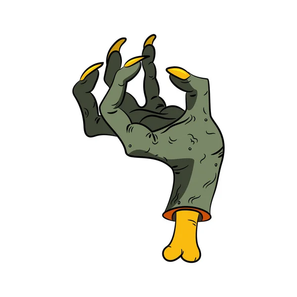 Halloween zombie ruka — Stockový vektor