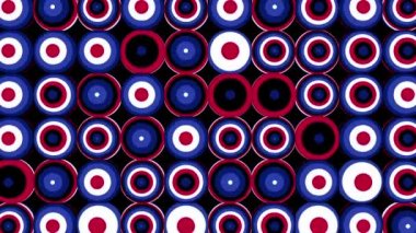 Soyut renkli küreler video