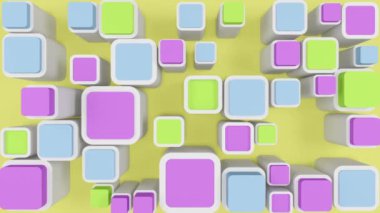 Abstact coloridas plazas