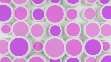 Renkli Daireler pembe ile arka plan