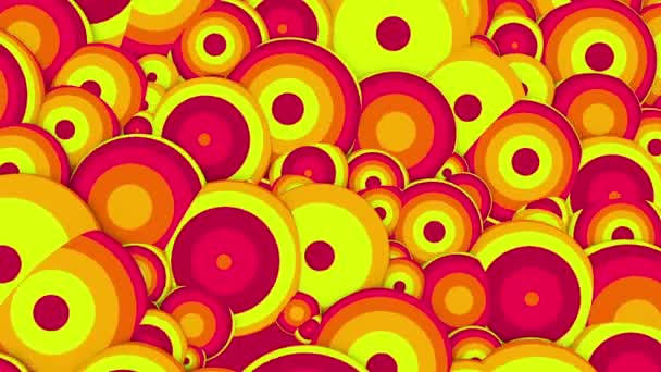 Abstract Colorful Random Spheres — Stock Video