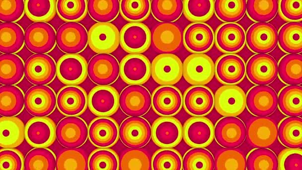 Vidéo de sphères colorées abstraites 