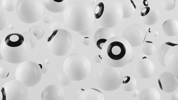 fond sphères noir et blanc 