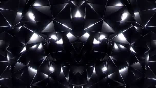 黒キューブの抽象的な背景 — ストック動画